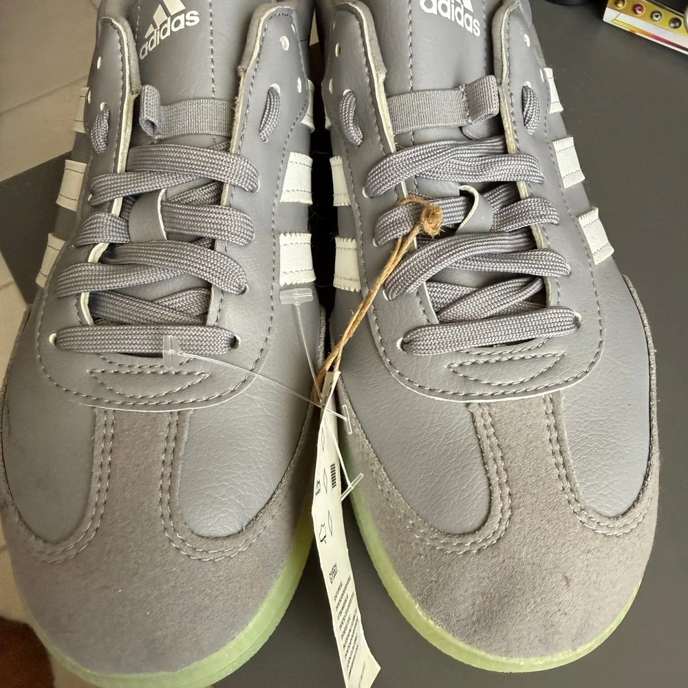 Adidas Velosamba Vegan Mens 8 Grey Cycling Shoes SPD Cleat GY5531 NEW